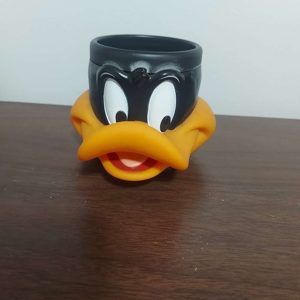 1992 daffy duck character head mug looney tunes